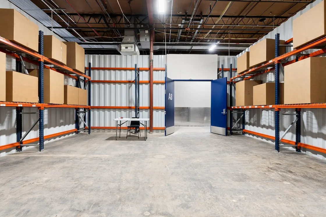 Private WareSpace unit with industrial pallet racking